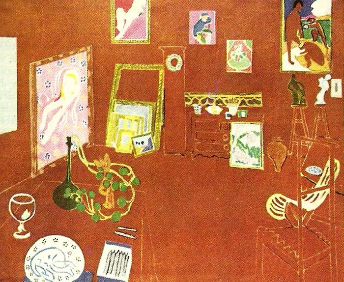 Henri Matisse den roda ateljen china oil painting image